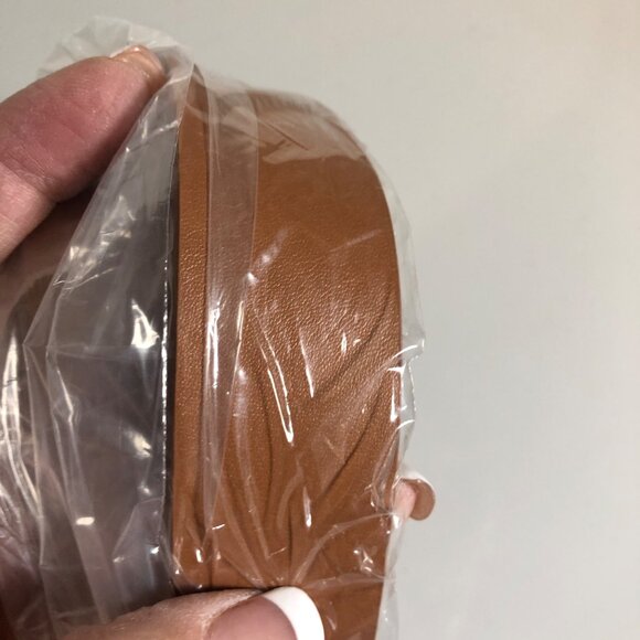 Ssumday Leather Belt Womens Size Medium Reversible 1.3in Brown Tan - Picture 8 of 8